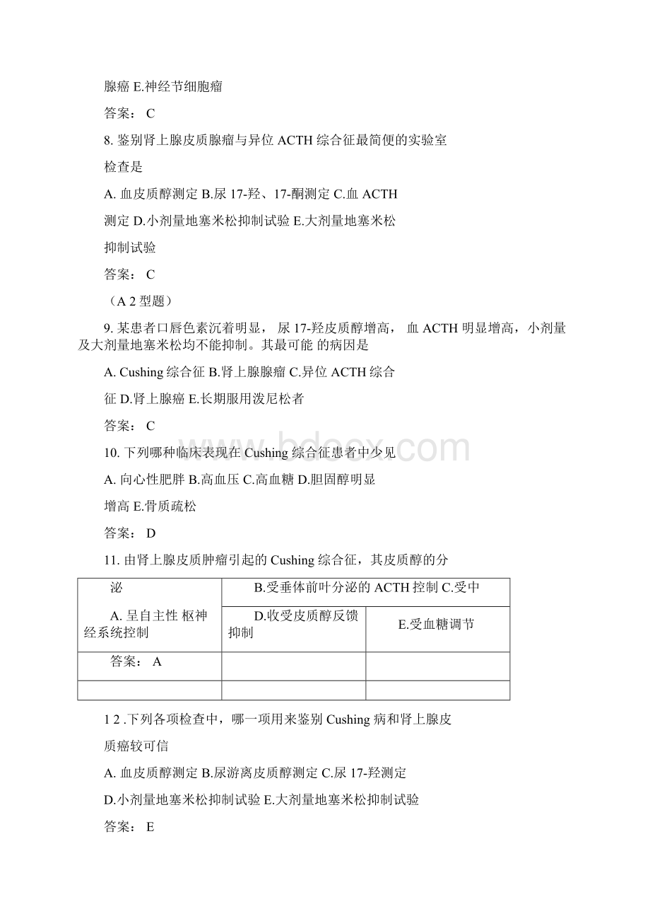 中级内分泌考试试题及答案.docx_第2页