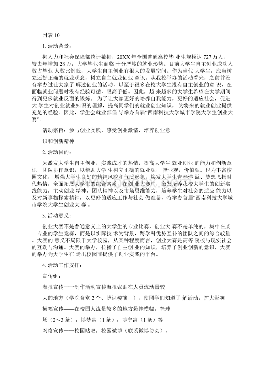 创业大赛活动策划书.docx_第2页