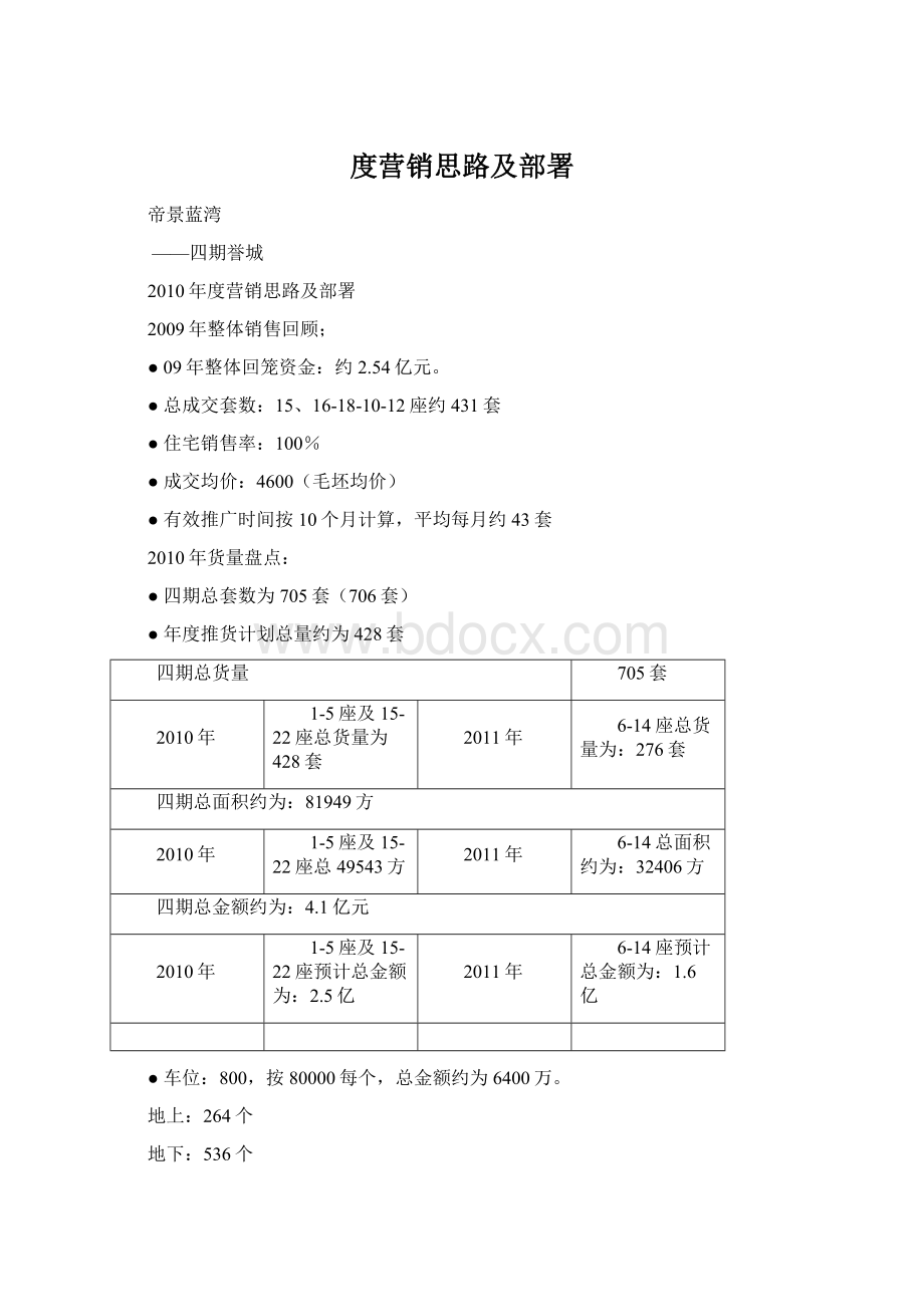 度营销思路及部署.docx_第1页