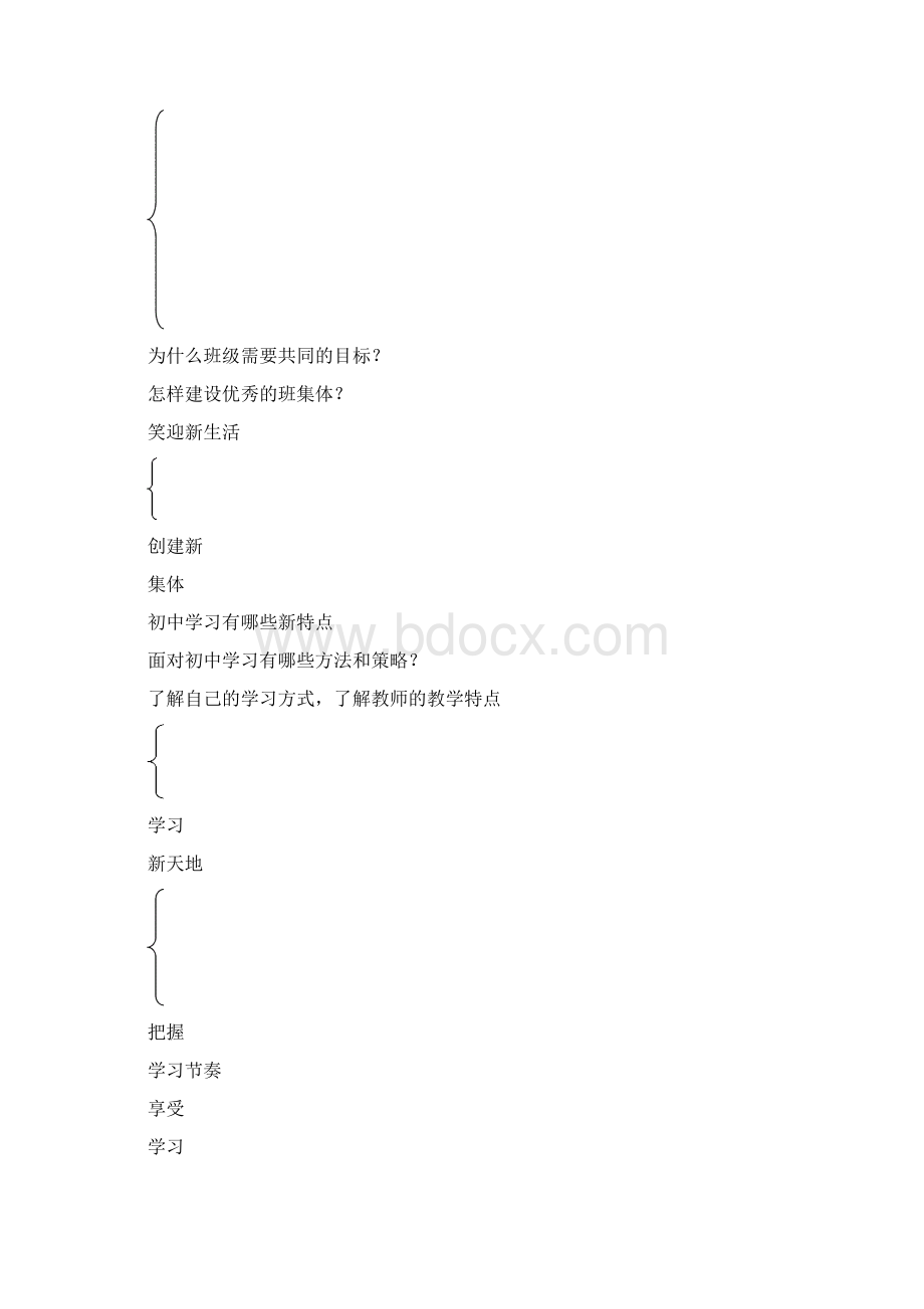 初级中学思想品德教学知识目标.docx_第3页