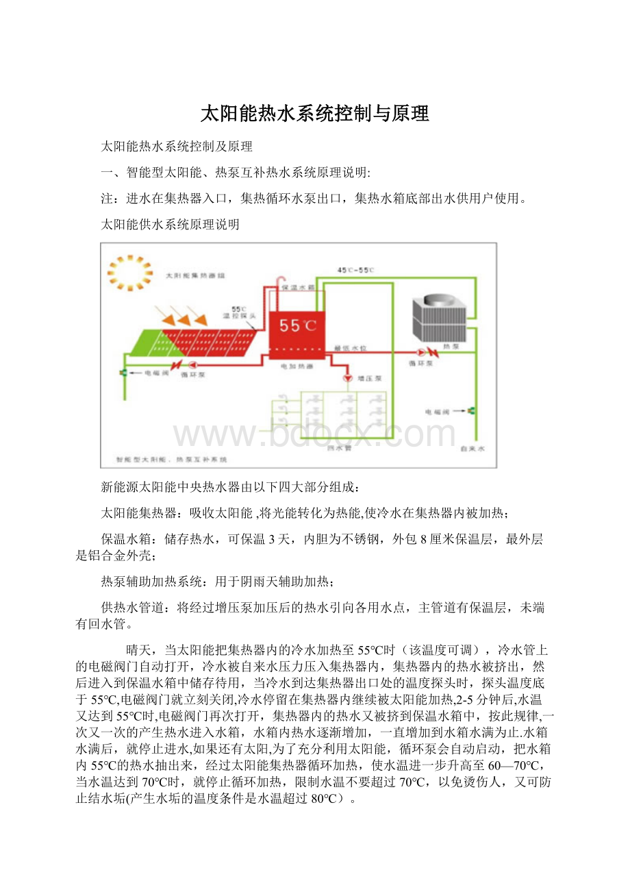 太阳能热水系统控制与原理.docx_第1页