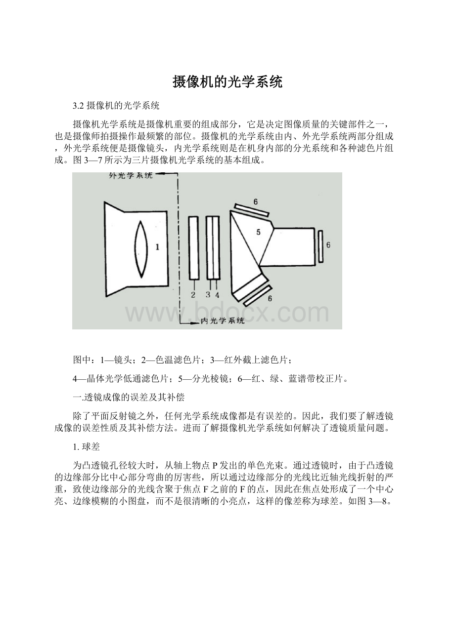 摄像机的光学系统.docx_第1页