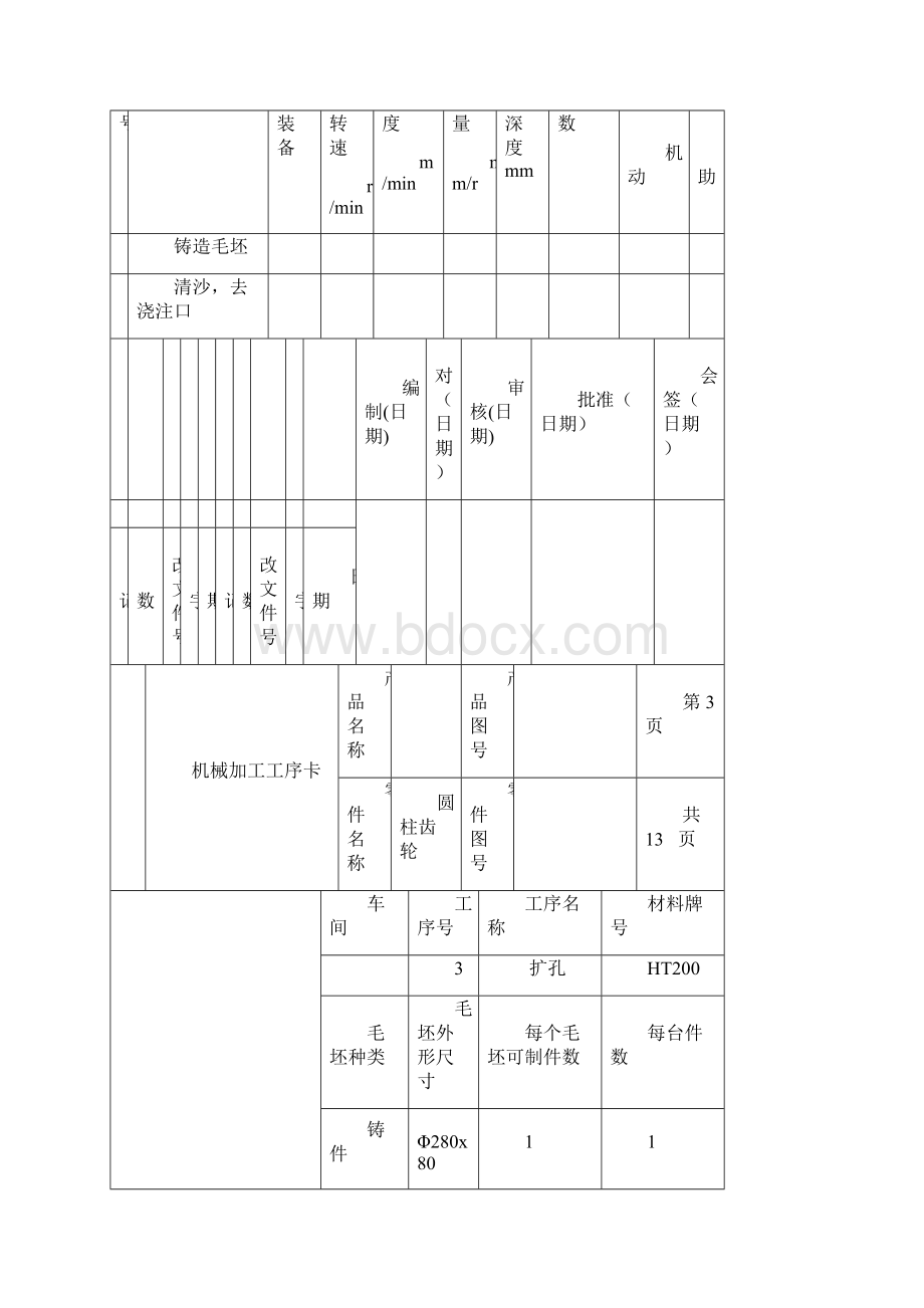 齿轮机械加工工序卡片.docx_第2页