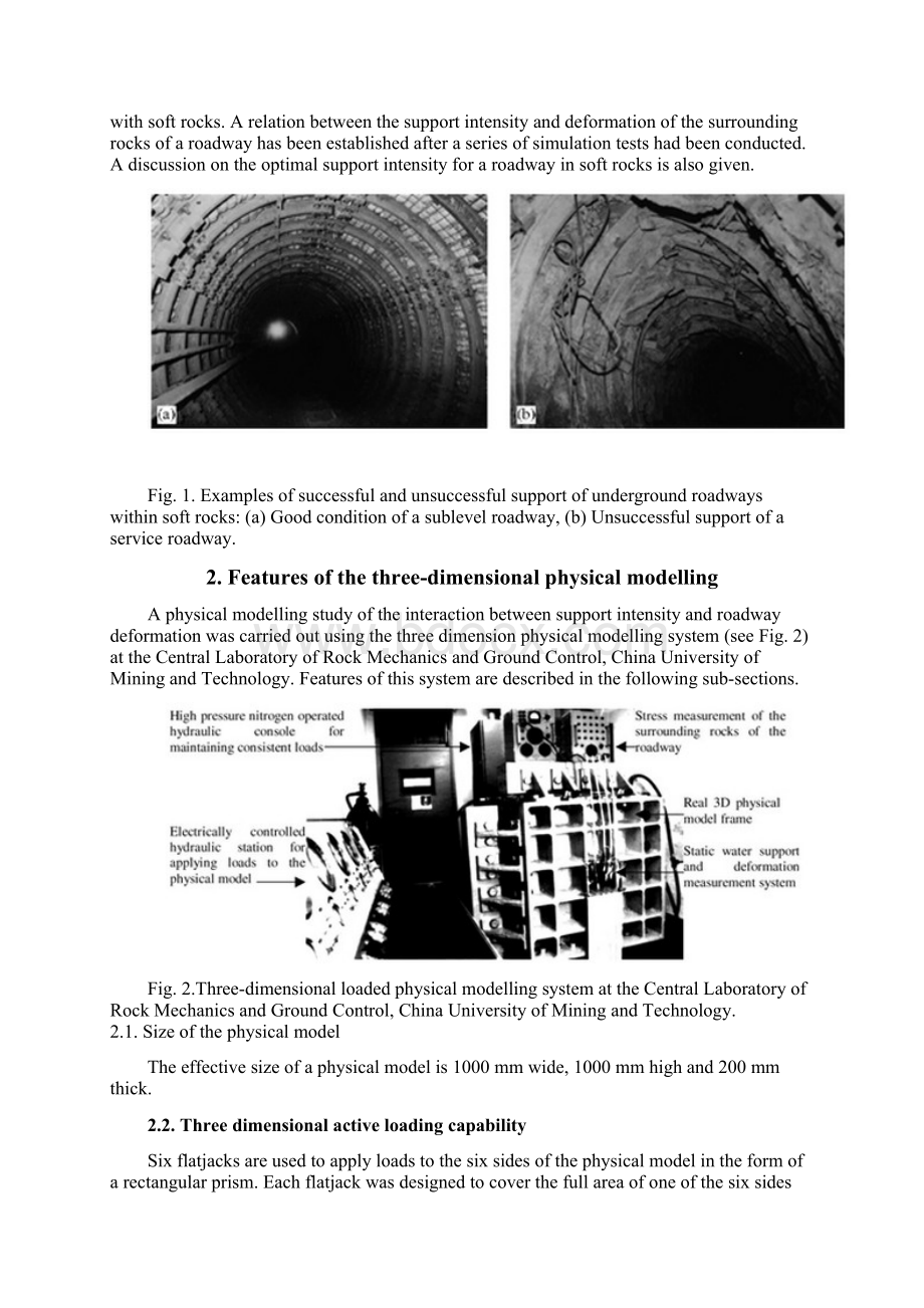 煤矿软岩巷道支护强度优化外文文献翻译中英文翻译.docx_第2页