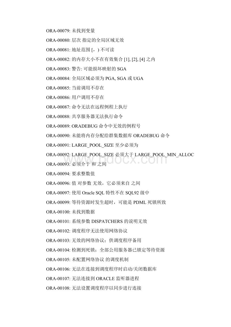 Oracle错误代码大全.docx_第3页