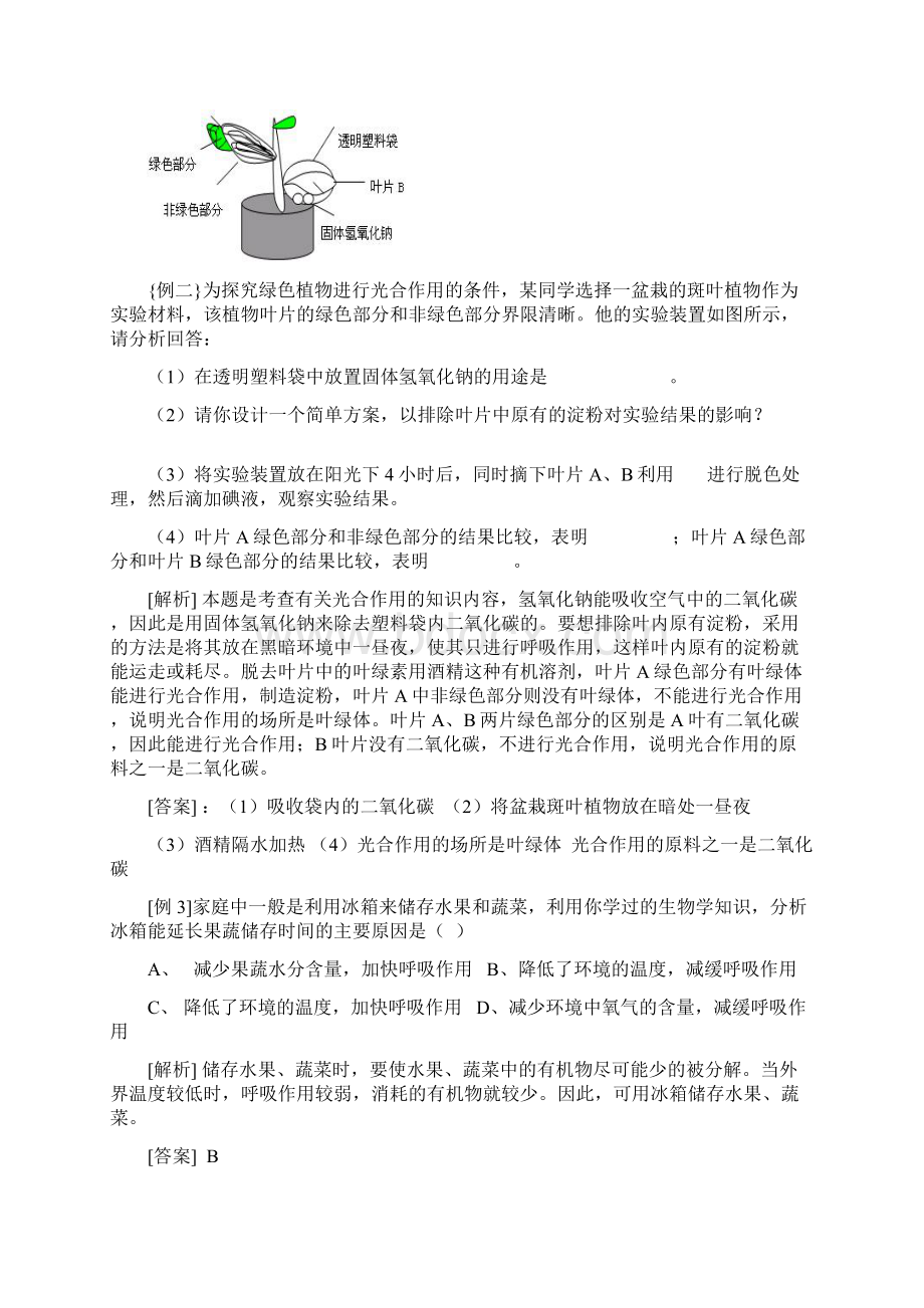 植物三大作用复习习题.docx_第2页