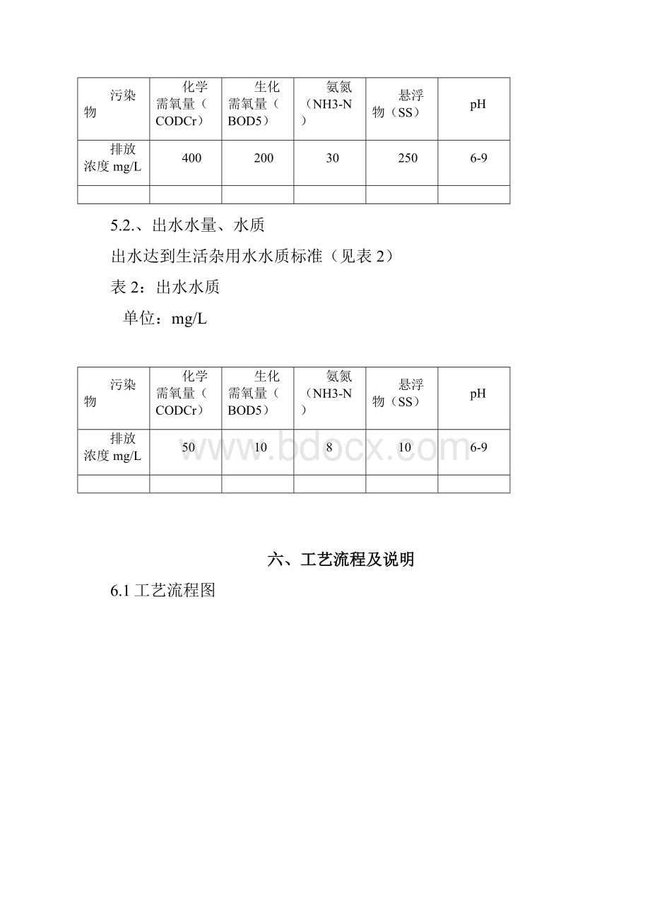 800吨每天MBR生活污水处理方案.docx_第3页