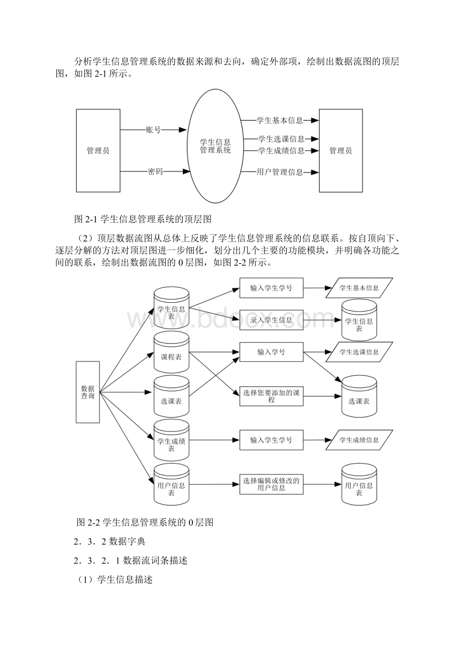 学生管理系统需求分析总体设计详细设计资料.docx_第3页