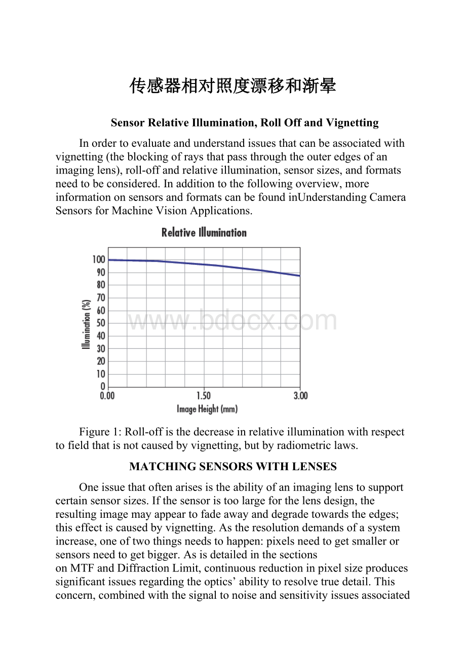 传感器相对照度漂移和渐晕.docx_第1页