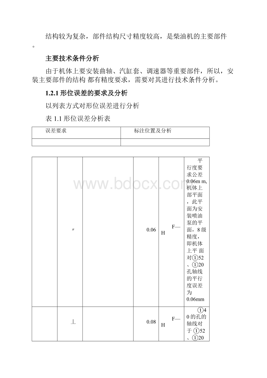 柴油机机体机械加工工艺及其Φ66镗孔夹具设计docx.docx_第2页