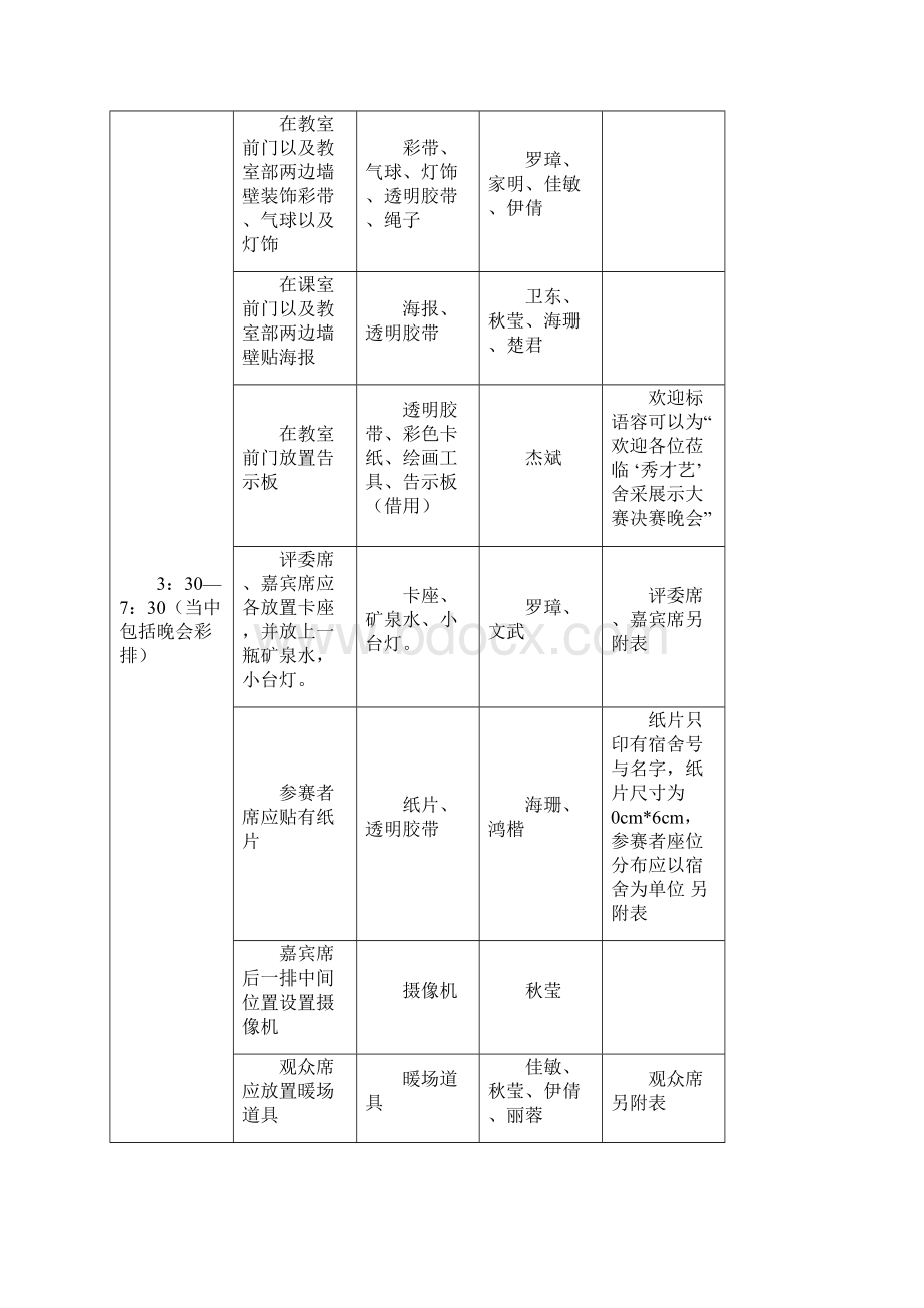 秀才艺活动项目策划书.docx_第3页