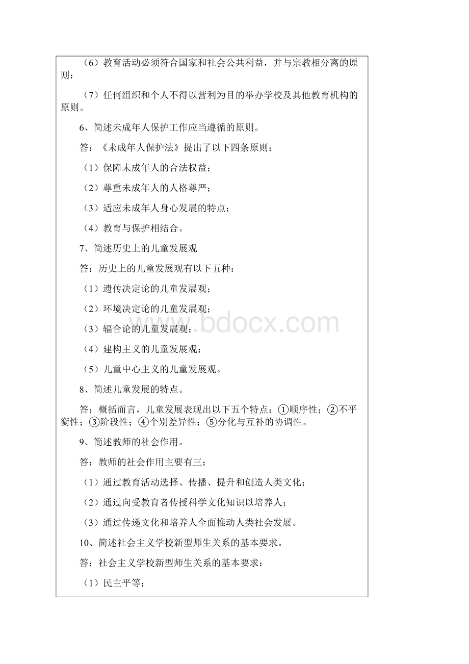 历年中小学教师招聘考试教育学常考29道简答题及答案.docx_第3页