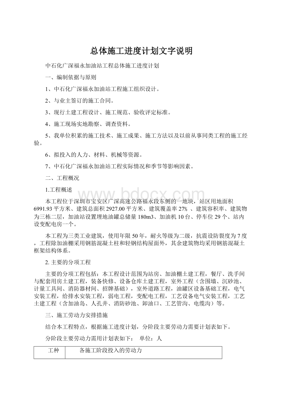 总体施工进度计划文字说明.docx_第1页