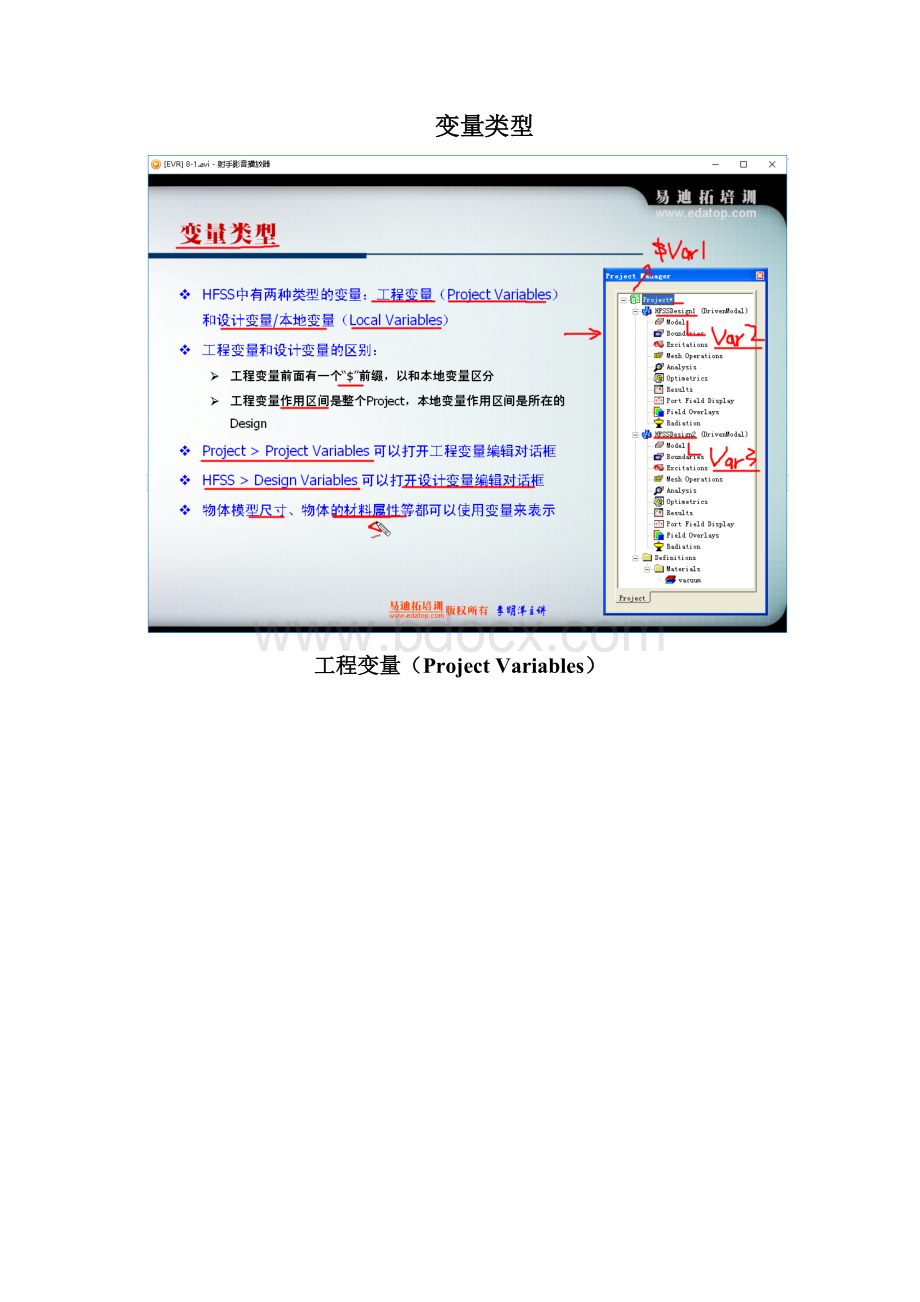 hfss中的变量和optimetrics的使用变量设置1.docx_第2页