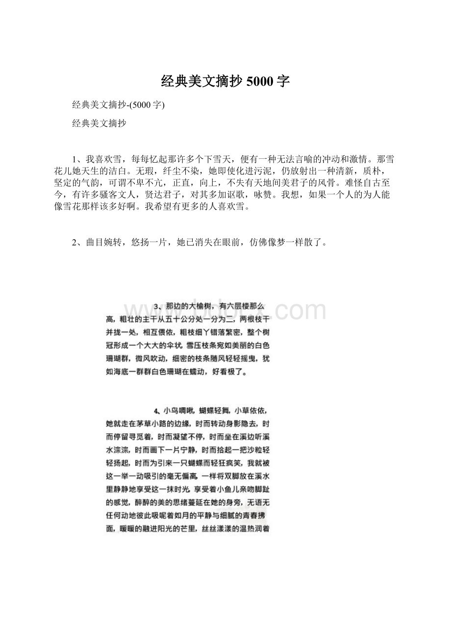 经典美文摘抄5000字.docx_第1页