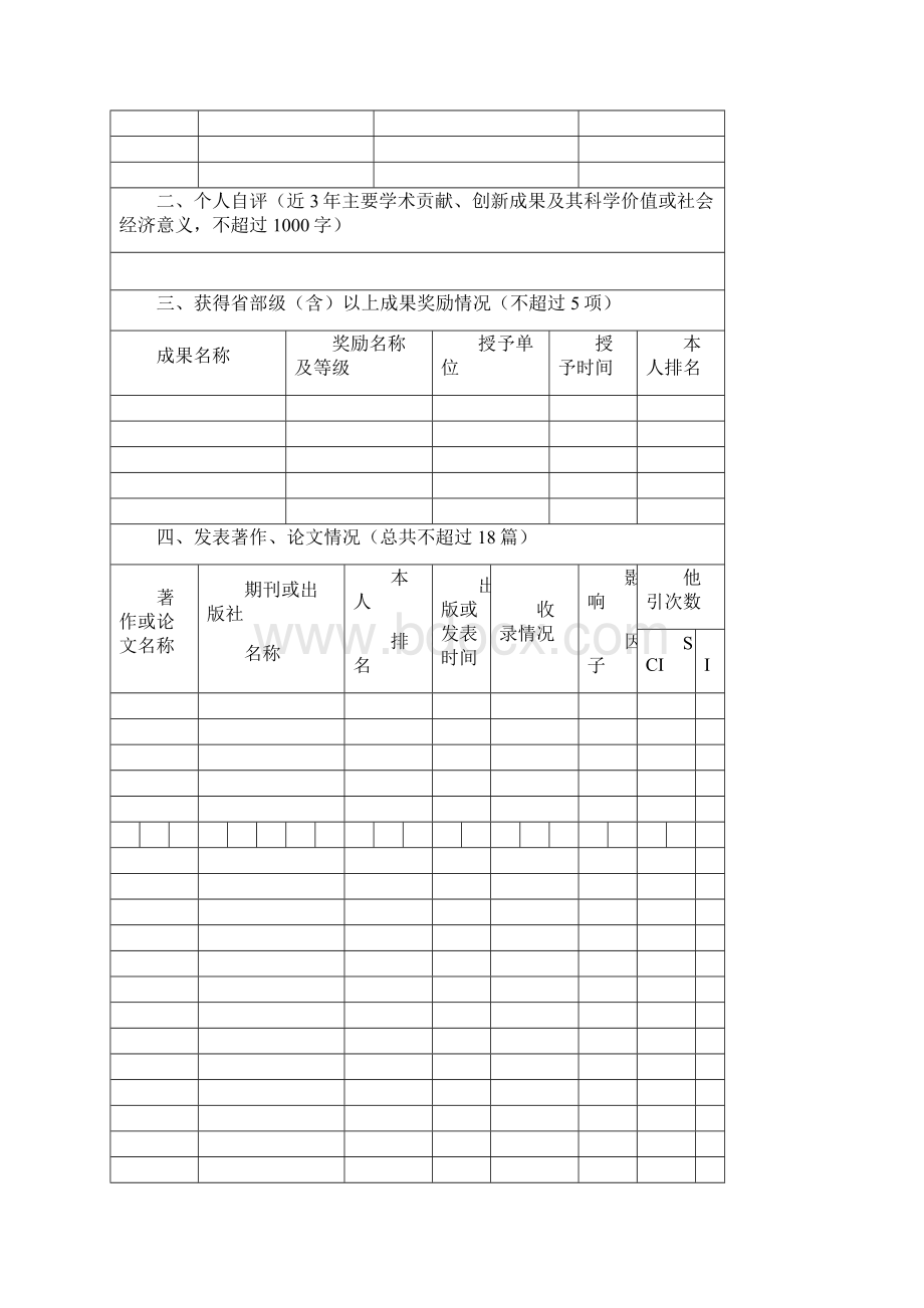 陕西省普通高校青年杰出人才支持计划申报书.docx_第3页