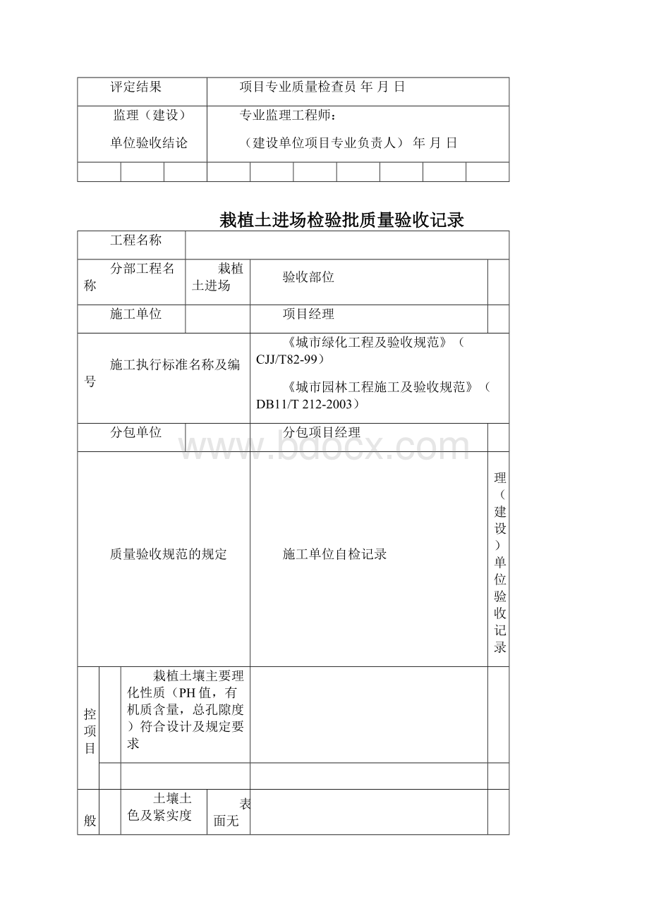 园林绿化质量验收记录全套表格.docx_第2页