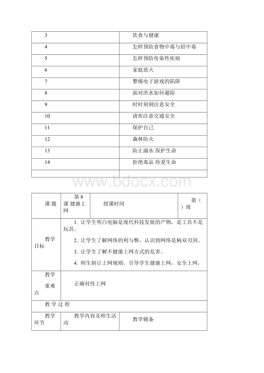 安全教育五年级下册教案.docx_第3页