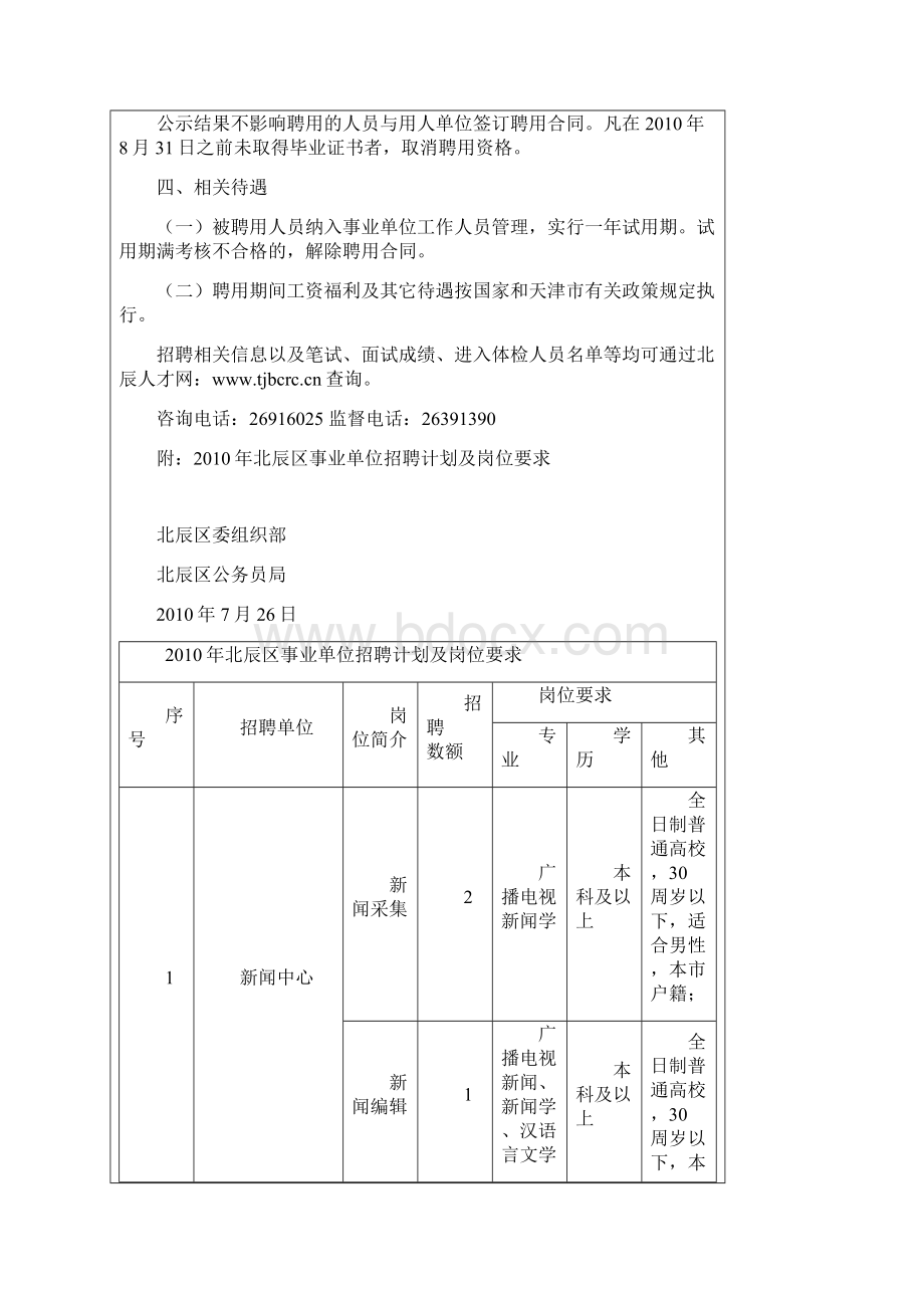 天津市北辰区公开招聘事业单位工作人员简章.docx_第3页