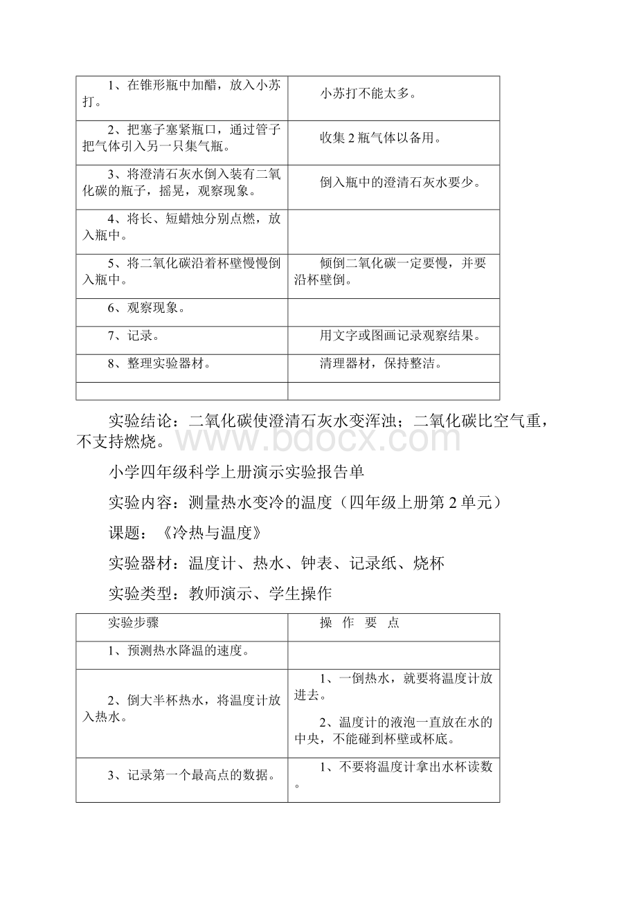 小学四年级科学上册演示实验报告单.docx_第3页