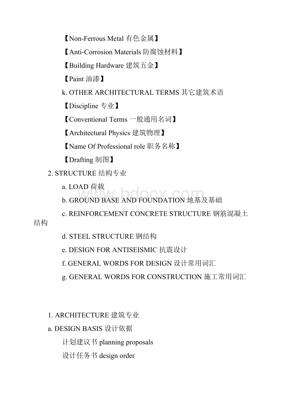 建筑行业术语英语词汇doc.docx_第2页