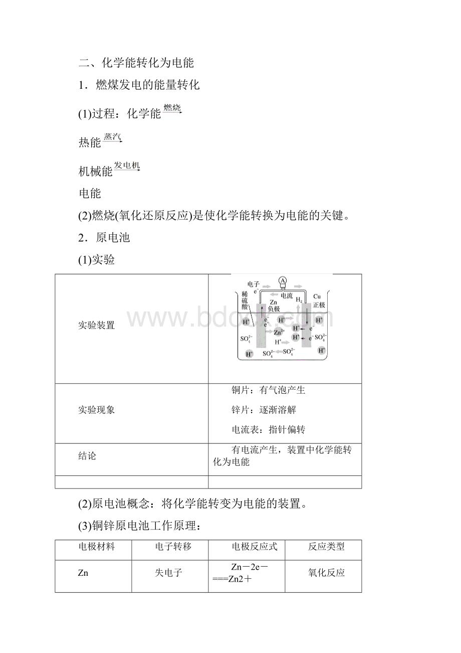 学年同步备课一体资料之化学人教必修2讲义第二章 化学反应与能量 第2节 第1课时.docx_第2页