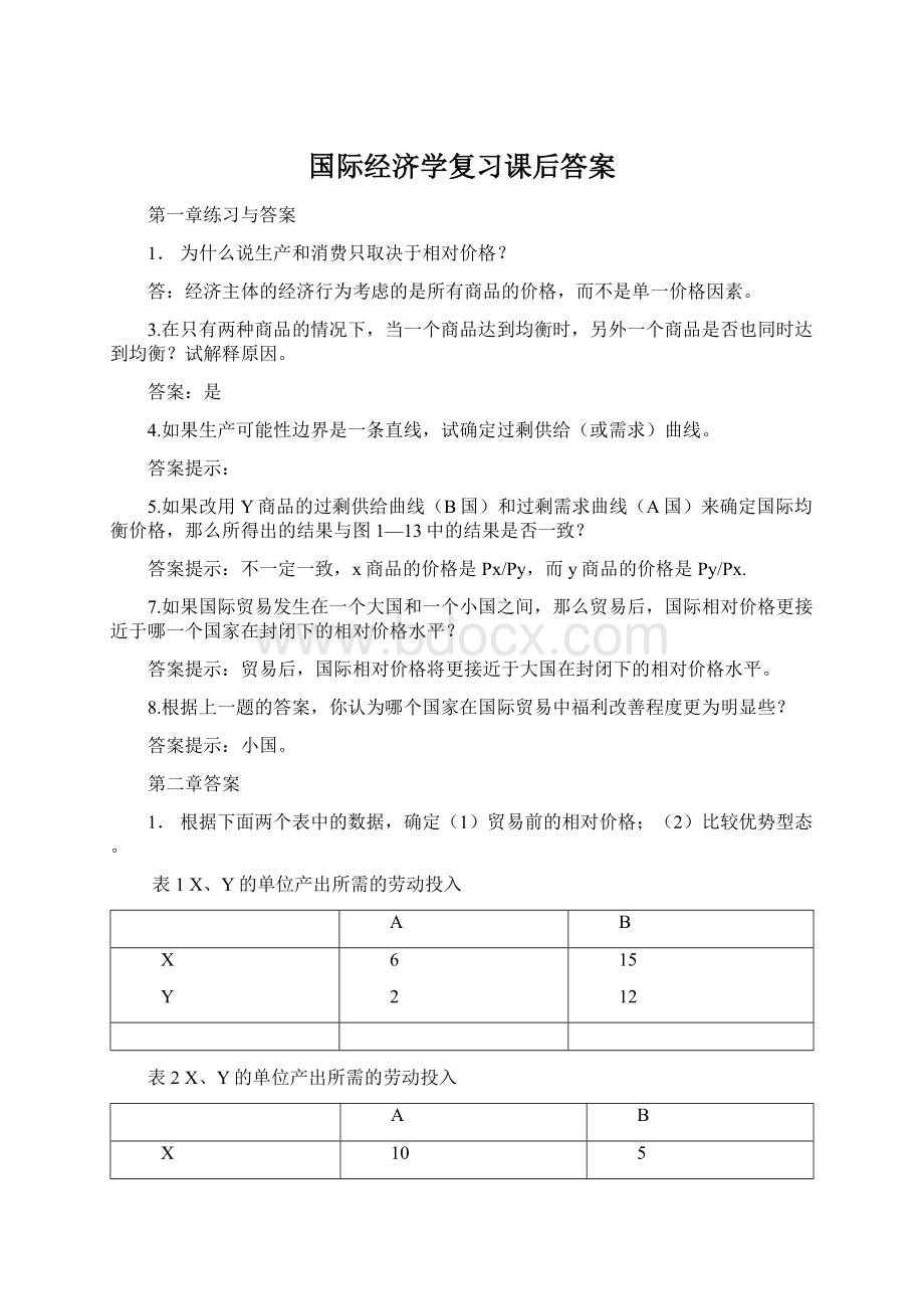 国际经济学复习课后答案.docx_第1页