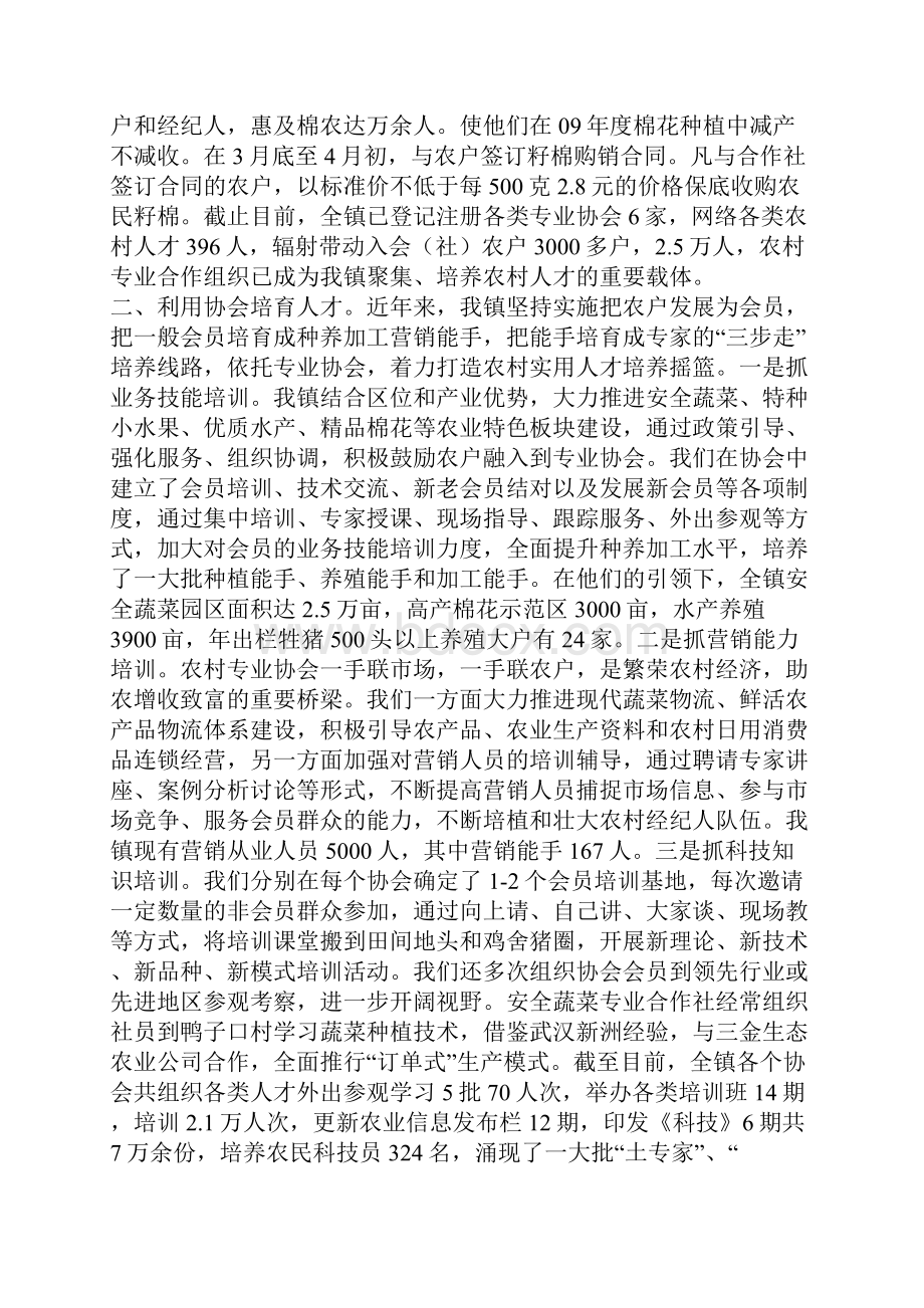 创新农村人才培养交流材料.docx_第2页