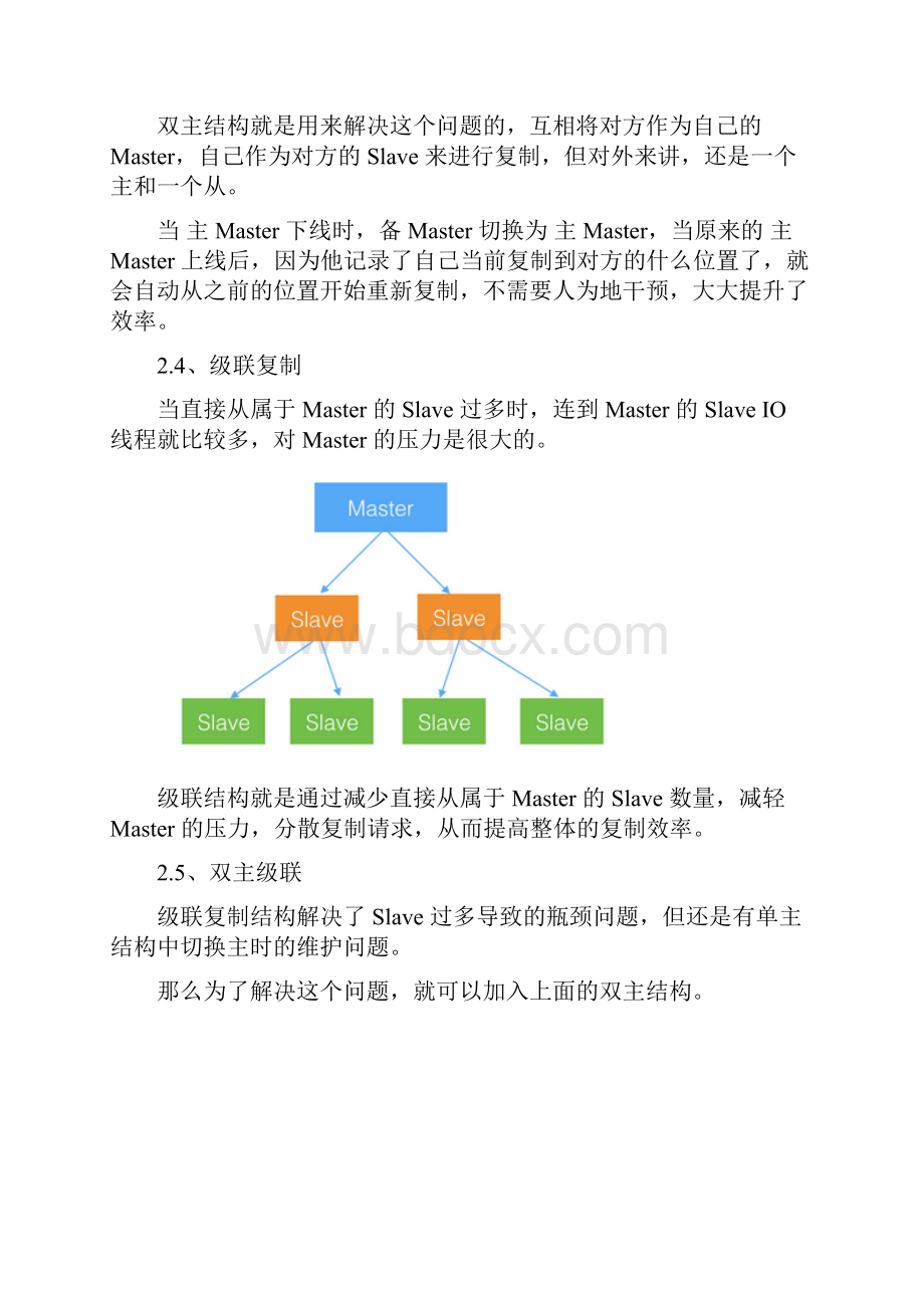 MySQL主从复制的常见拓扑原理分析以及如何提高主从复制的效率总结讲解.docx_第3页