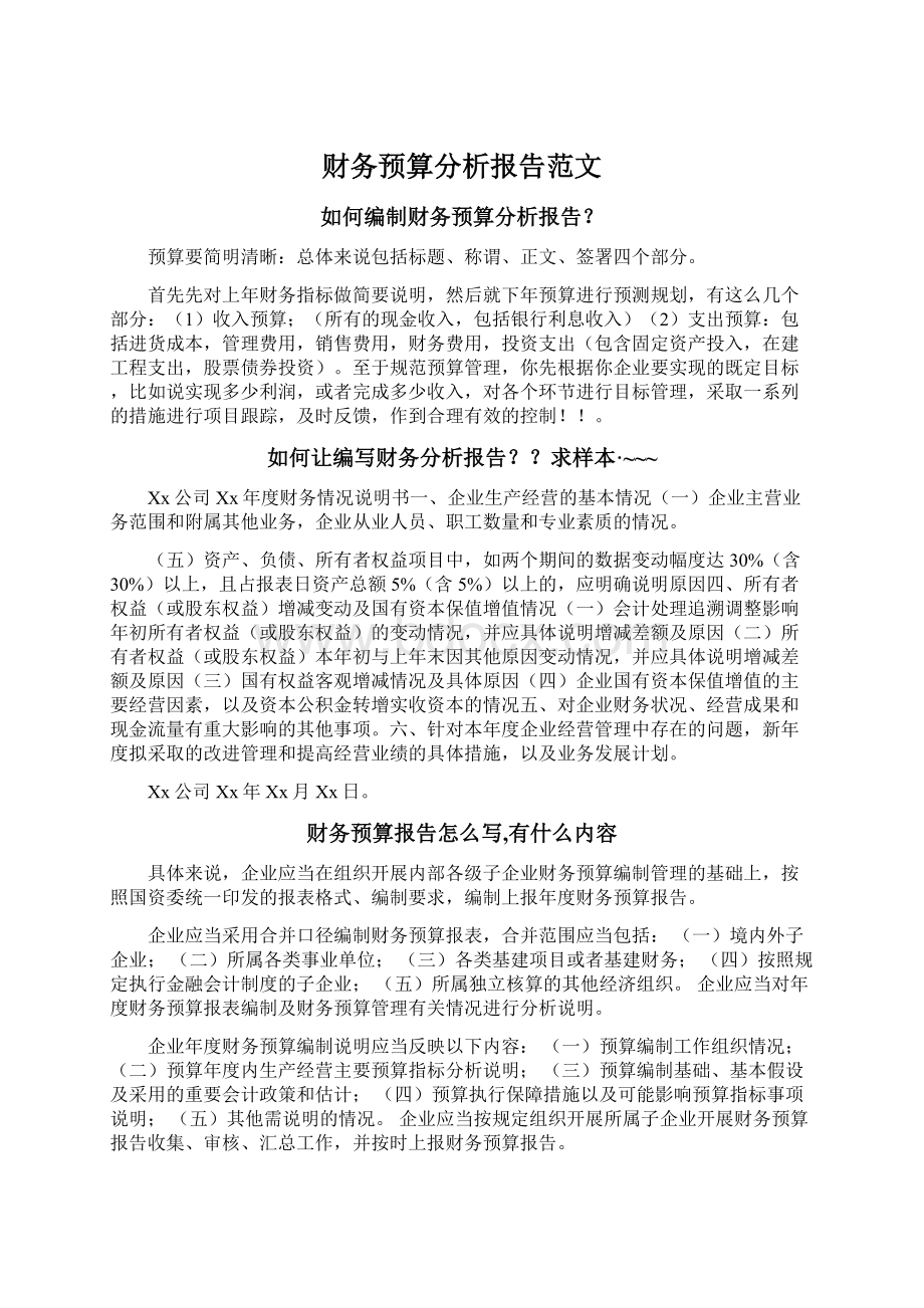 财务预算分析报告范文.docx