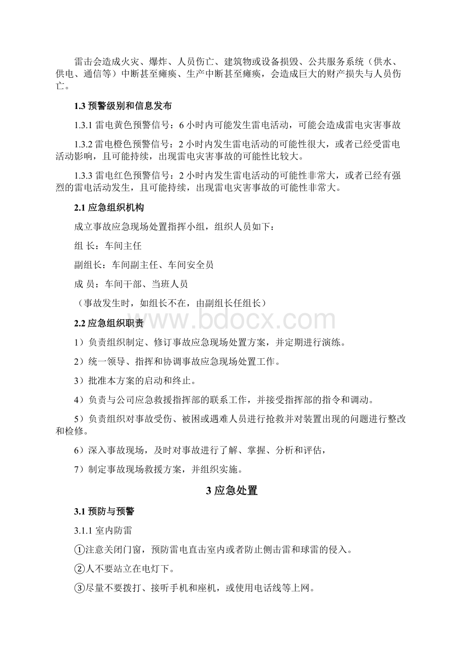 企业生产现场现场应急预案雷电灾害现场处置方案.docx_第2页