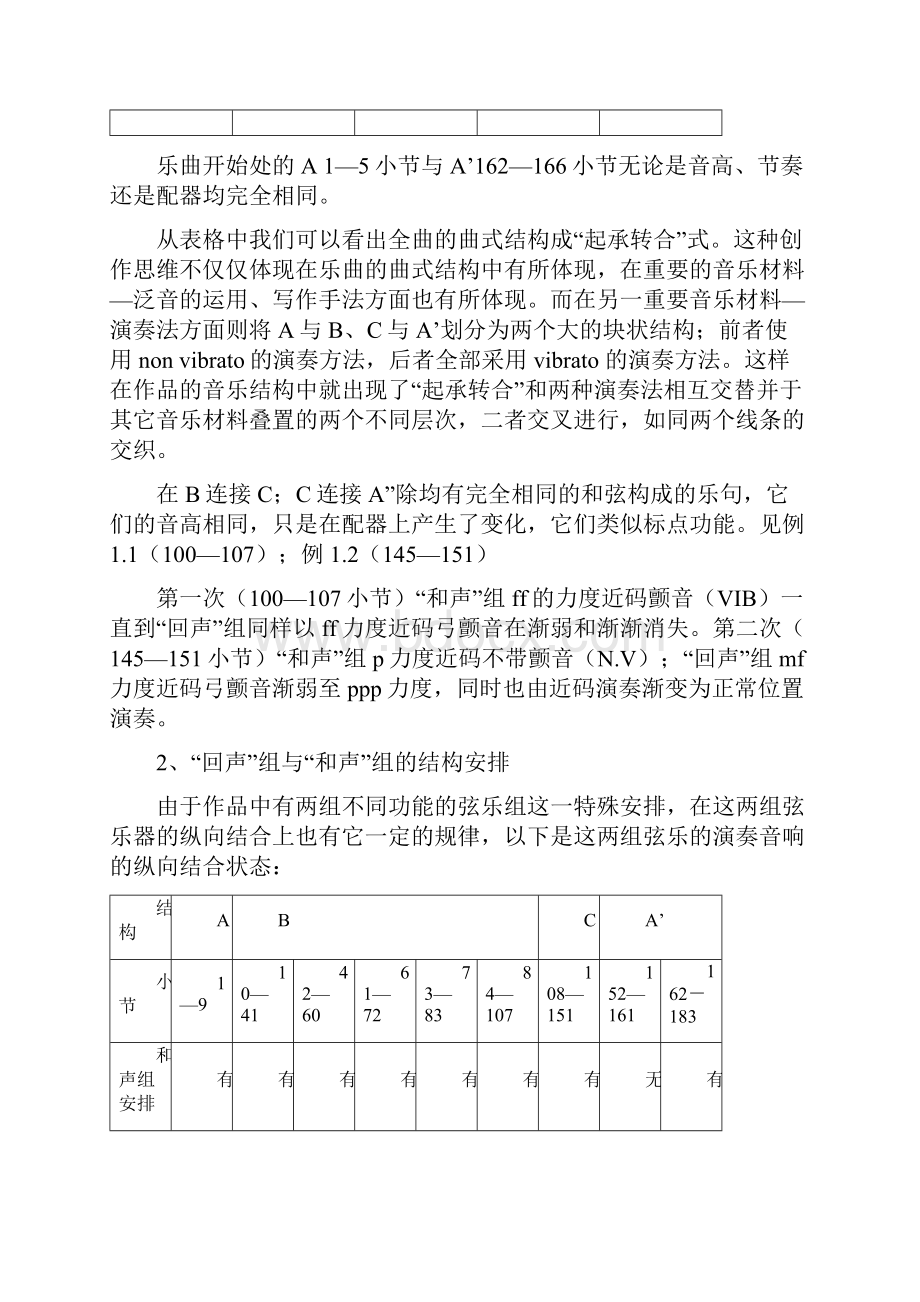 论武满彻多利亚地平线的音乐结构及音高组织.docx_第2页