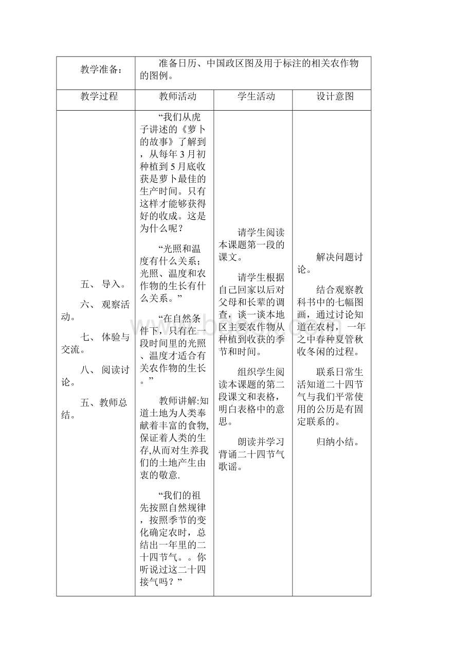 北师大版小学四年级下册《品德与社会》全册教案.docx_第3页