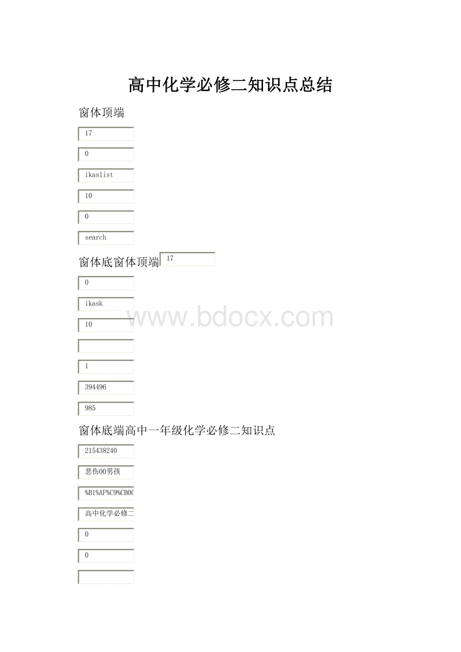 高中化学必修二知识点总结.docx_第1页