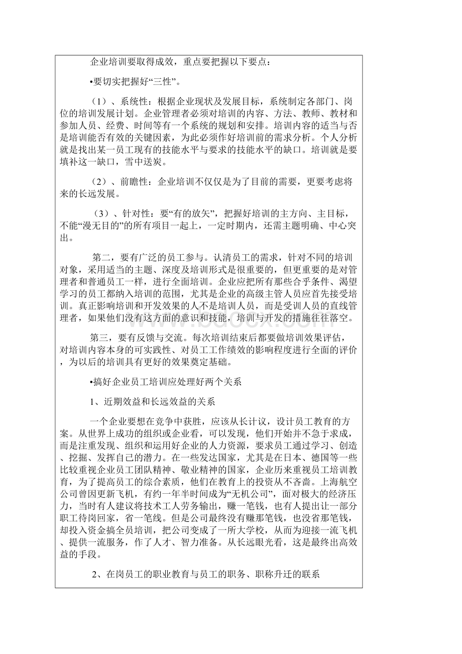 企业员工培训方案.docx_第2页