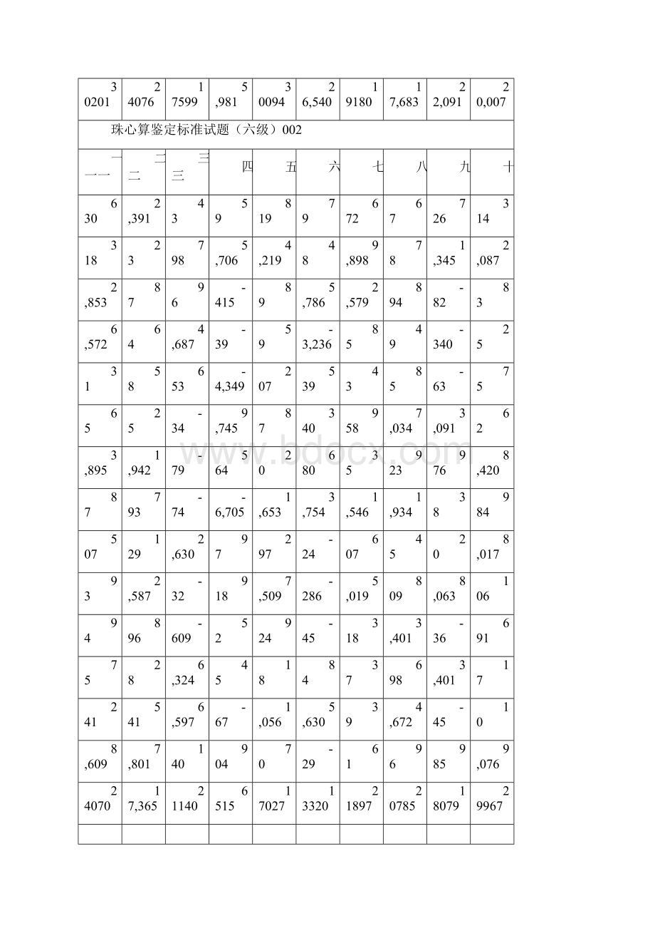 珠心算6级练习.docx_第3页