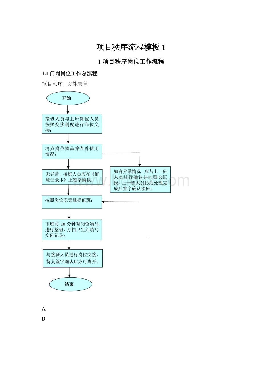 项目秩序流程模板1.docx_第1页