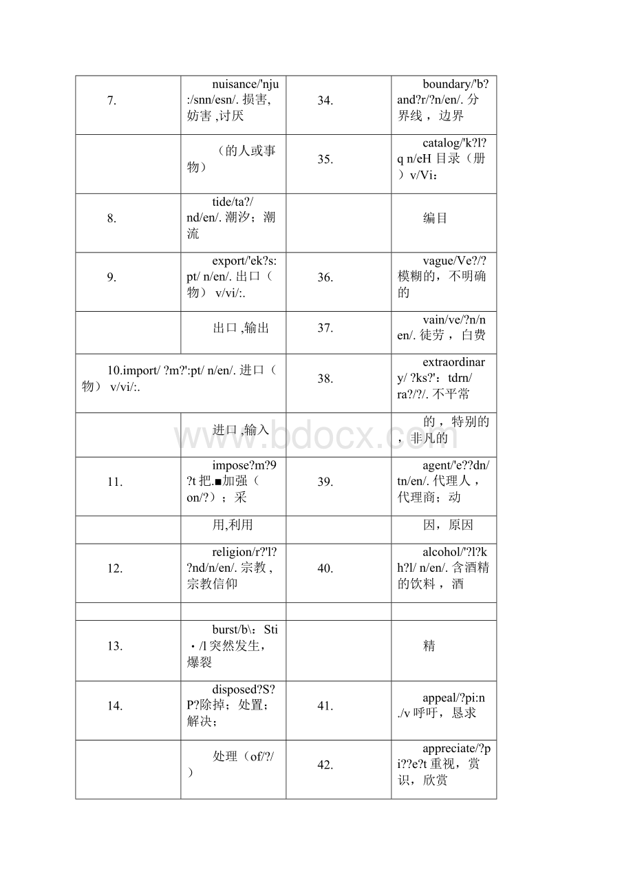 浙江高考英语600高频词汇.docx_第2页