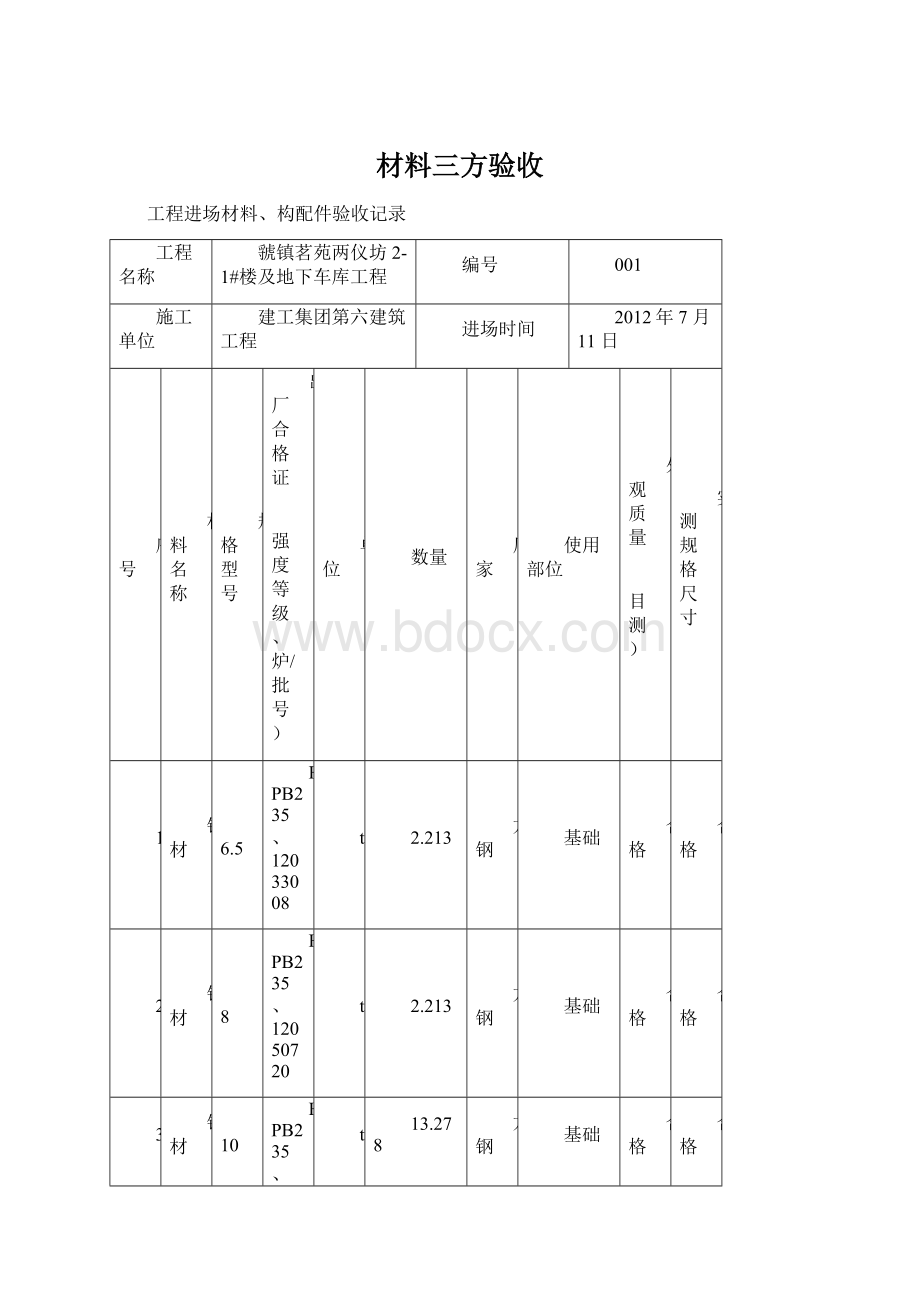 材料三方验收.docx_第1页