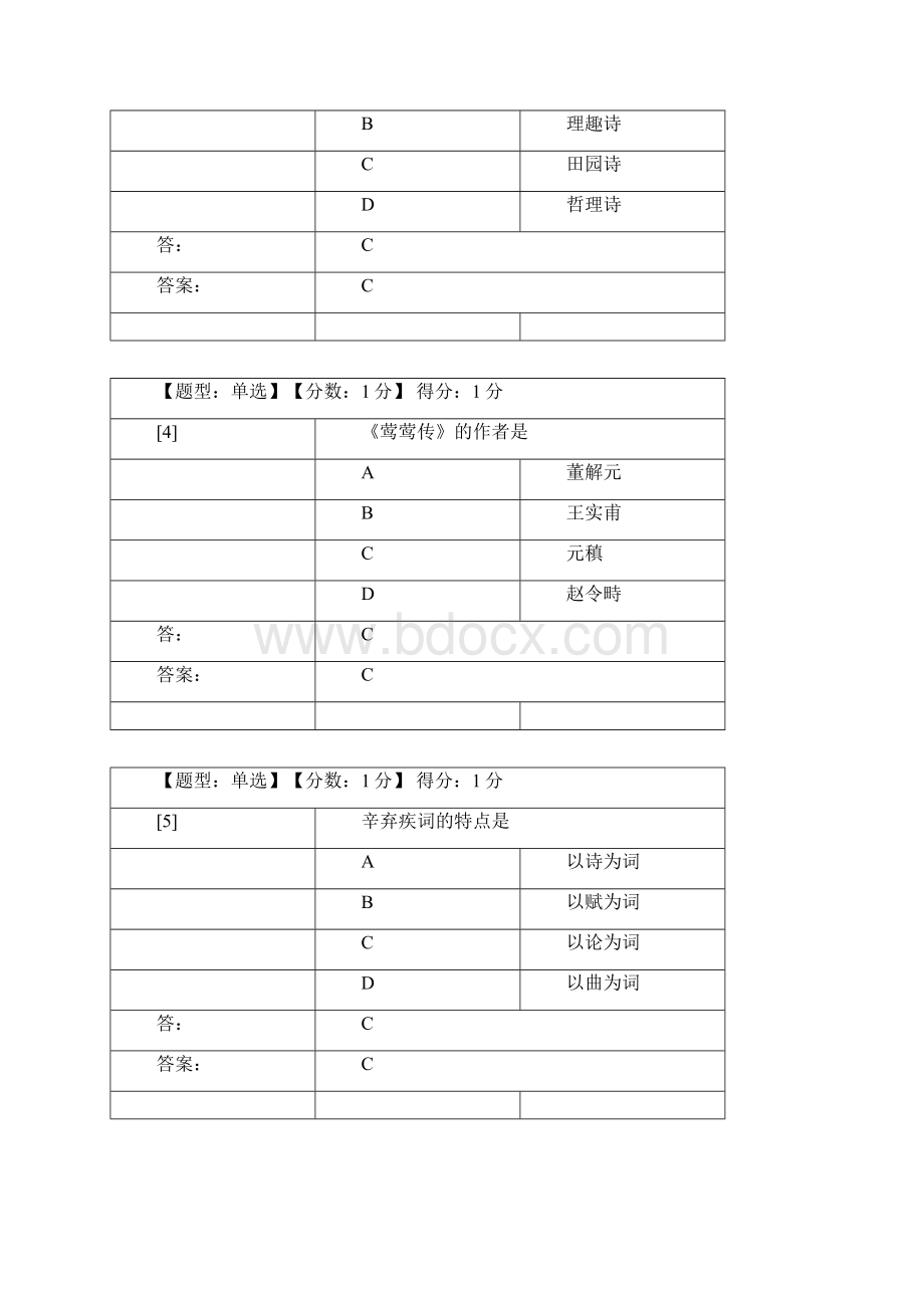 中国古代作家作品专题研究 综合测试.docx_第2页