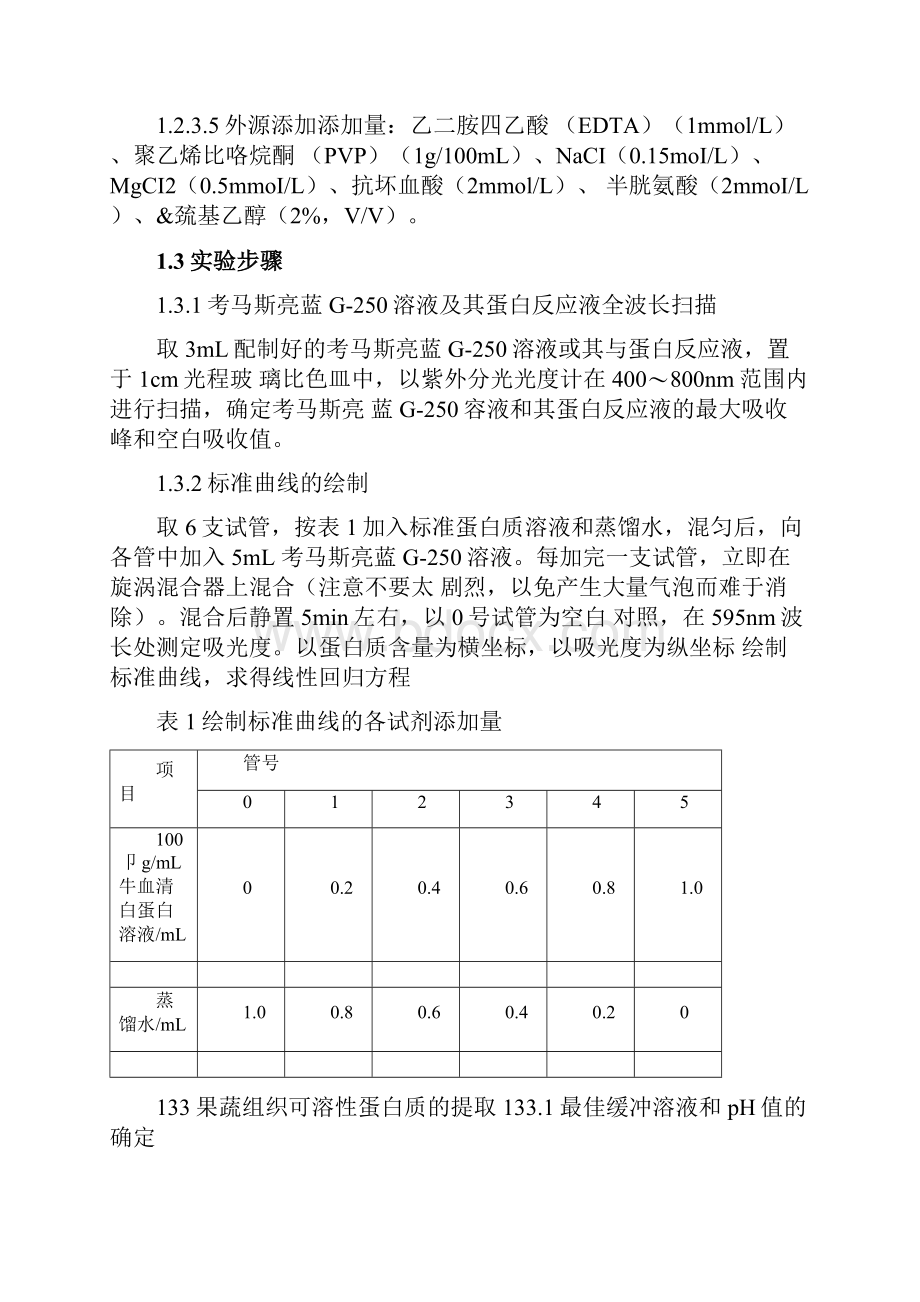 考马斯亮蓝法测定实验报告.docx_第3页