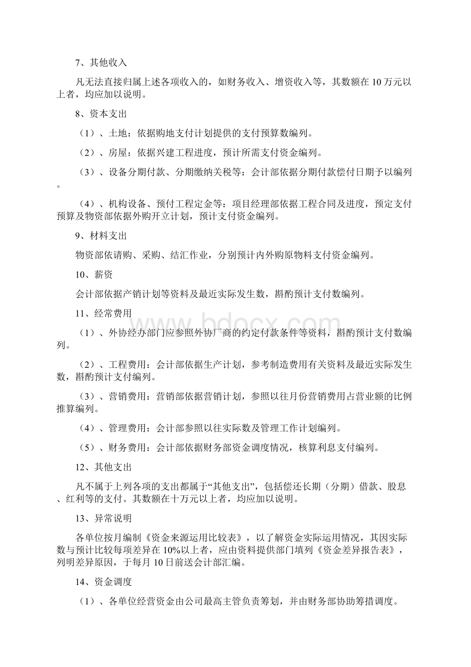 工程财务财产成本与费用管理制度附26个工程财务管理表格模板.docx_第2页