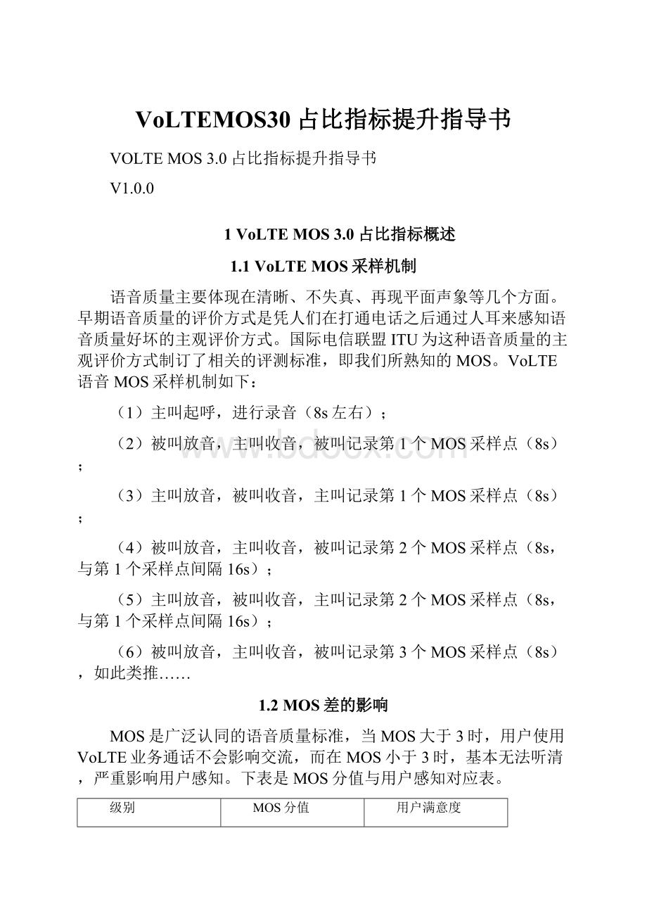 VoLTEMOS30占比指标提升指导书.docx_第1页