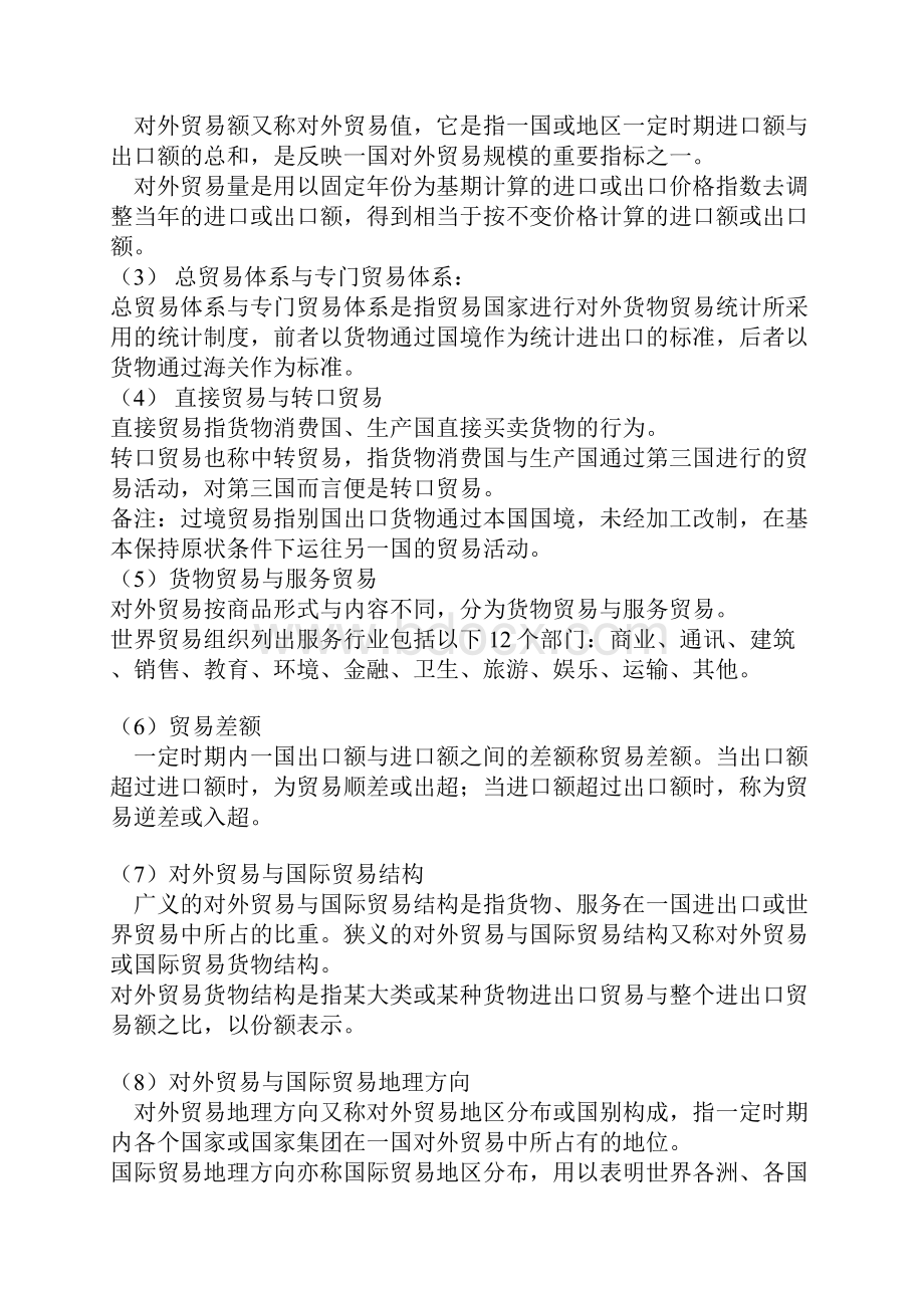 国际贸易理论与实务提纲版笔记.docx_第2页