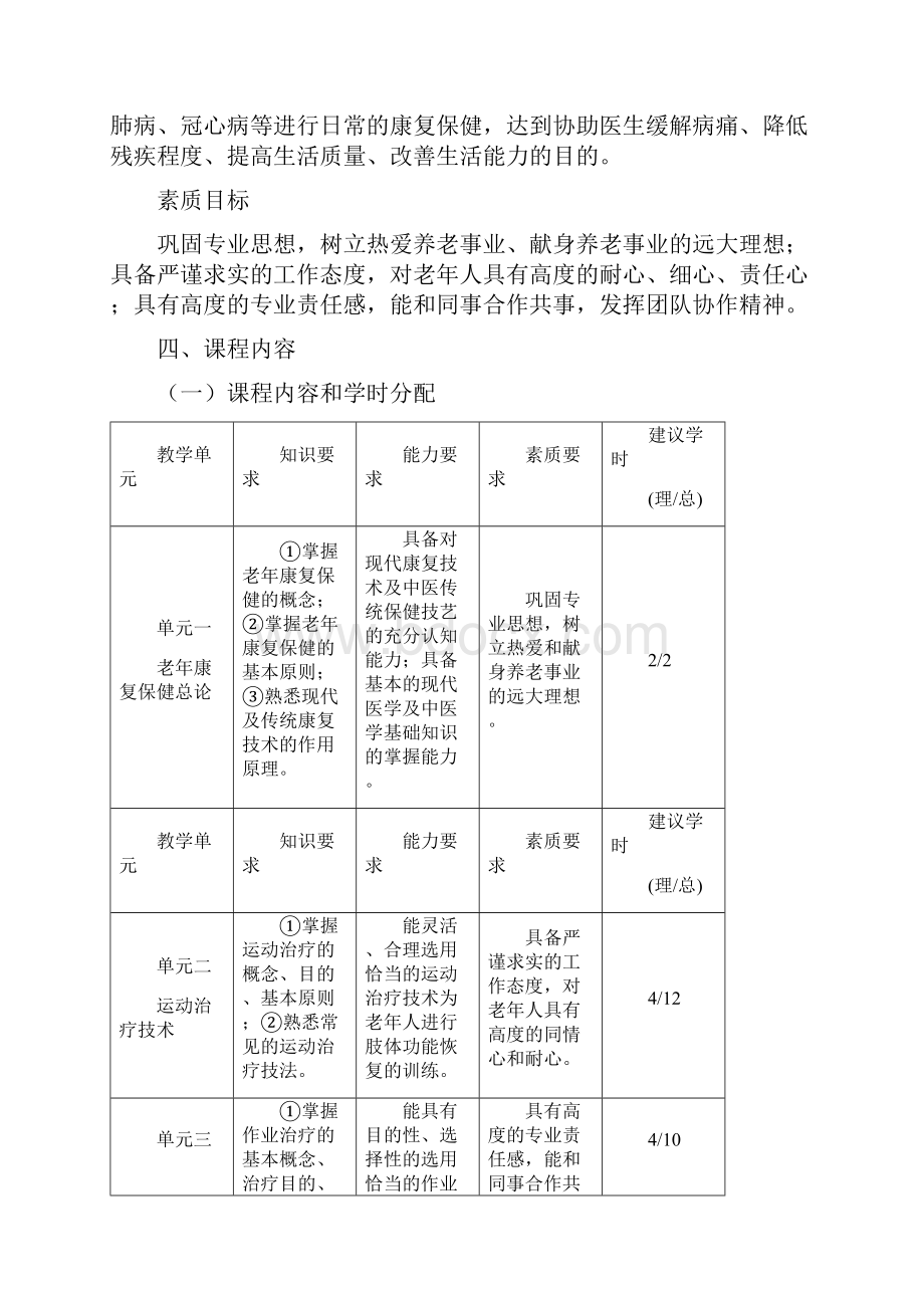 老年康复与保健课程教学大纲.docx_第3页