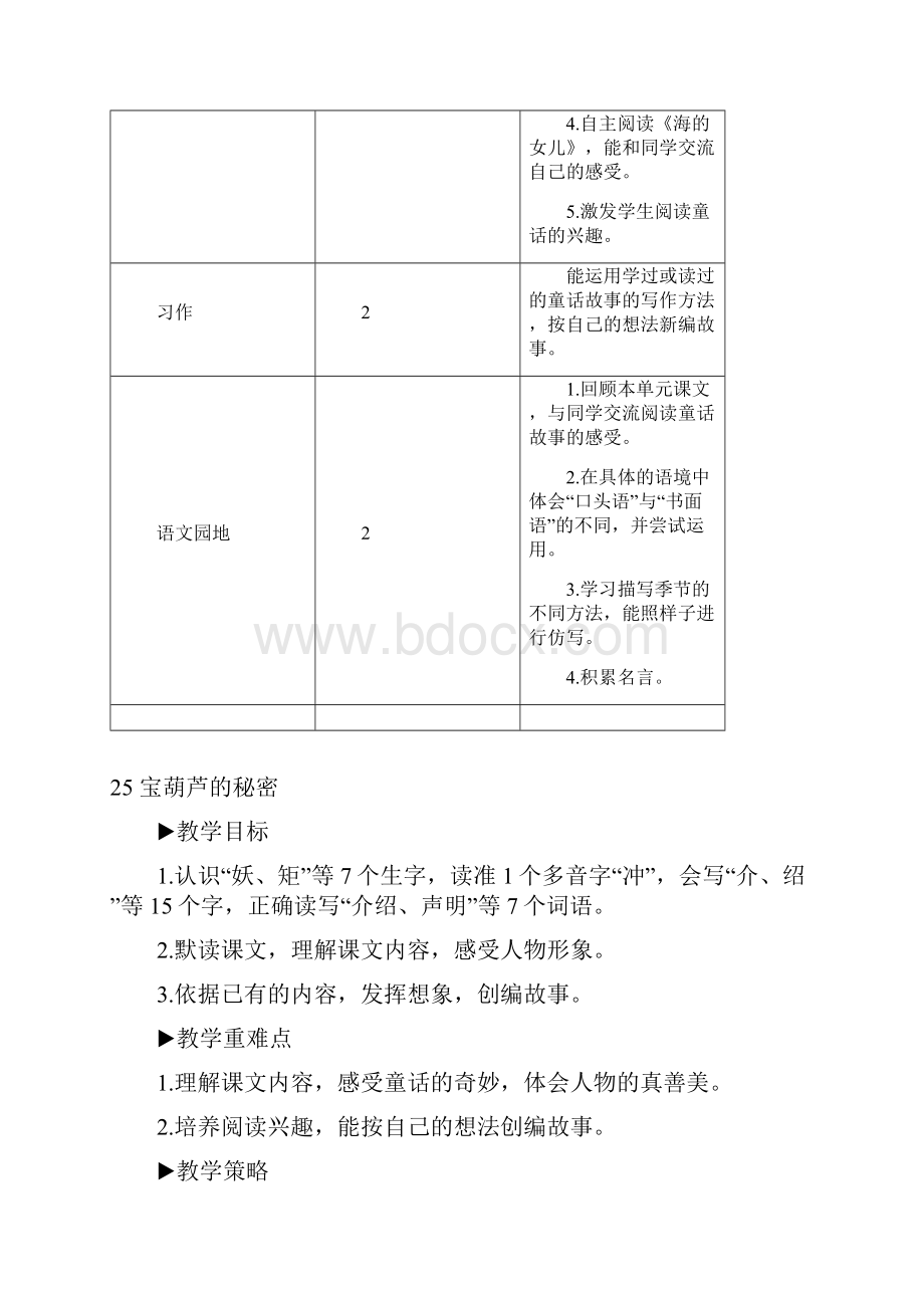 统编人教部编版小学语文四年级下册语文25宝葫芦的秘密教案.docx_第2页