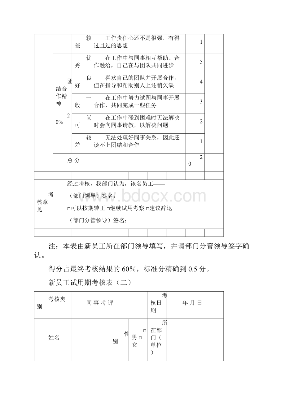 新员工试用期考核表4完整.docx_第3页