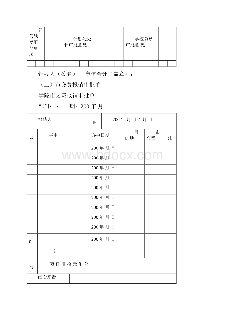 财务报销管理表格大全 15页.docx_第3页