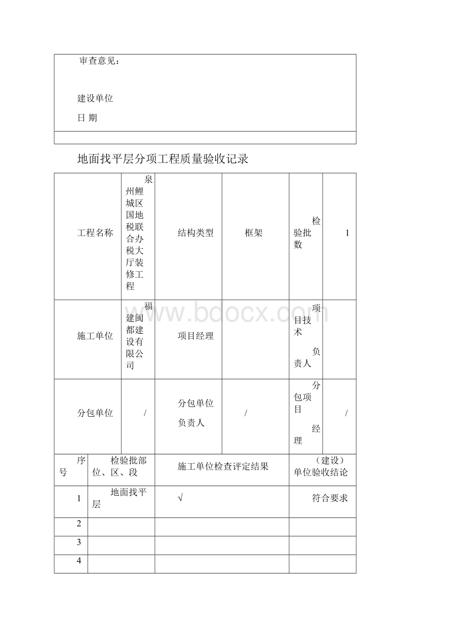 装饰工程检验批质量验收记录.docx_第2页