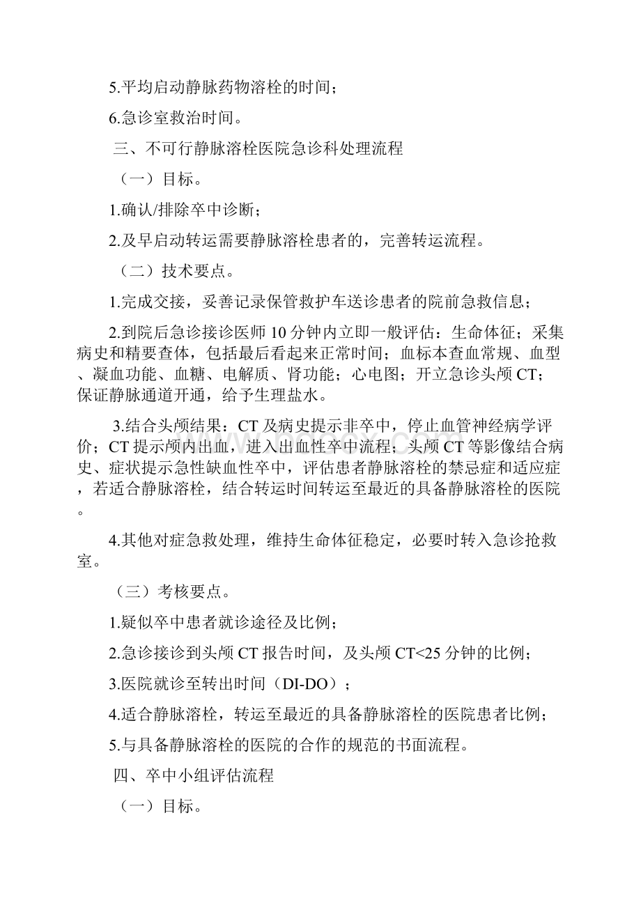 急性脑卒中患者医疗救治技术方案.docx_第3页